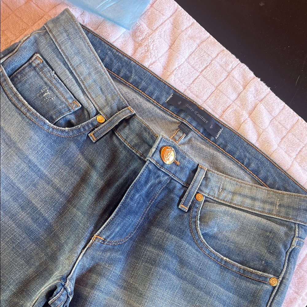 Juicy Couture High Rise Blue Jeans